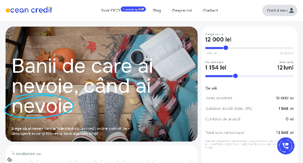 Ocean Credit - Credite online rapide